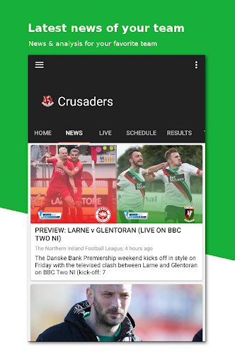 Football News Northern Ireland Screen 2