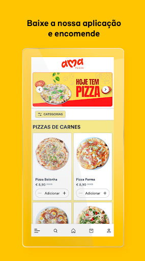 Android application Amapizza screenshort