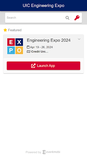 Android application UIC Engineering Expo screenshort