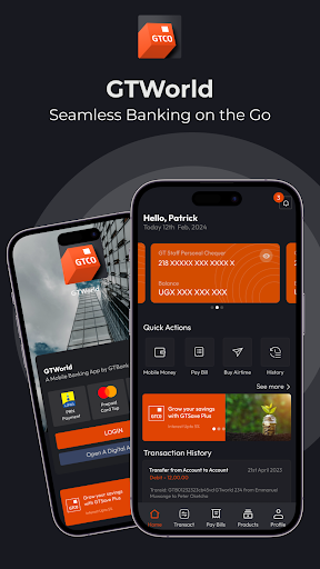 Android application GTBank (Uganda) screenshort