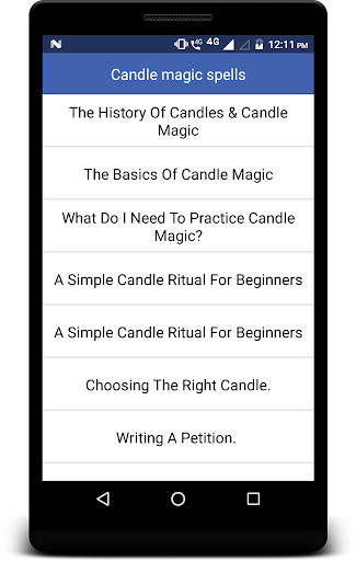 Candle magic spells Screen 2