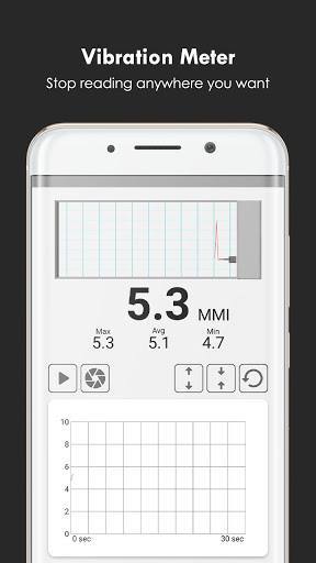 Seismometer Vibration Meter Screen 2