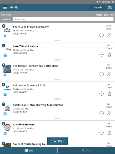 Screenshot of Visit Lake Tahoe