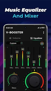 Bass Booster: equalizer, volum
