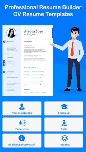 Resume Builder App - CV Maker Screen 3