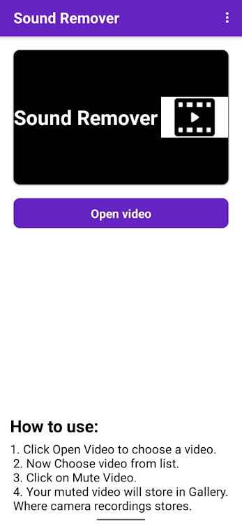 Sound Remover - Mute Video - 2.0 - (Android)