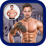 Men Body Styles SixPack tattoo - Photo Editor app icon
