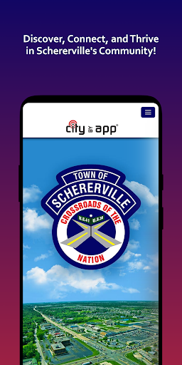 Android application Town of Schererville, IN. screenshort