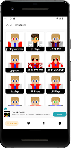 JP Plays Skins for Minecraft Screen 3