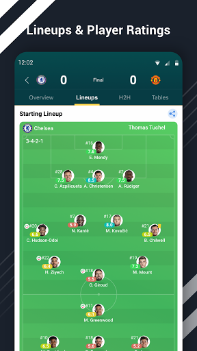 Bee Sports – Live scores Screen 2