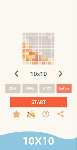 2048 Endless Puzzle Game Screen 2