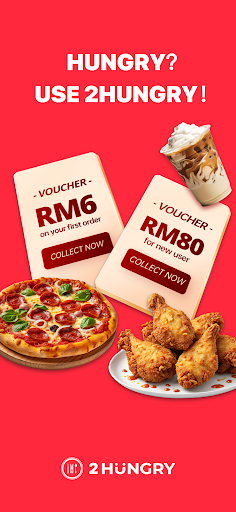Android application 2HUNGRY Delivery screenshort