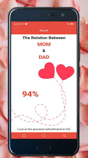 Love Calculator Screen 3