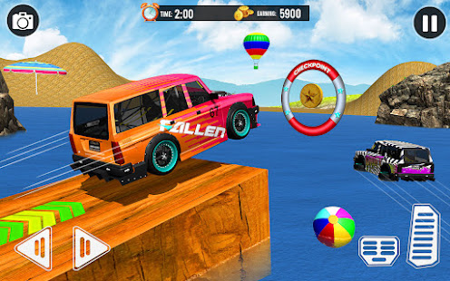 Crazy Car Water Surfing Games 1.0.2 APK screenshots 9