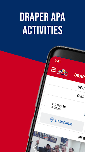 Android application Draper APA Activities screenshort