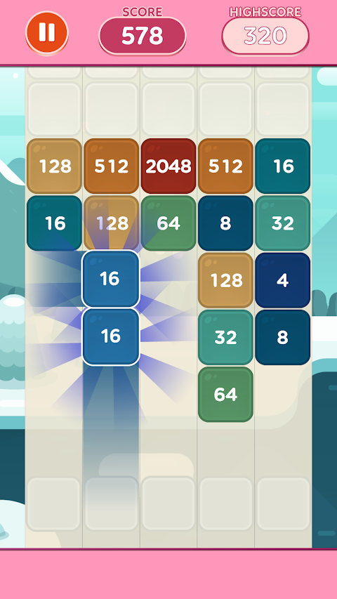 Merge Block Puzzle - 2048 Gameのおすすめ画像2