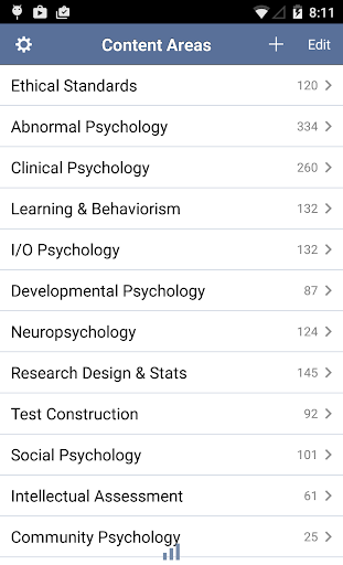 Android application EPPP Flash Cards screenshort