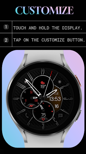 Carbon v7 analog watch face screenshot 6