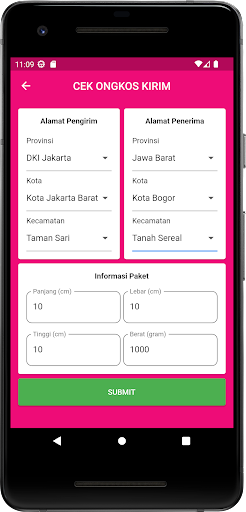 AnterAja Cek Ongkir & Lacak Screen 2