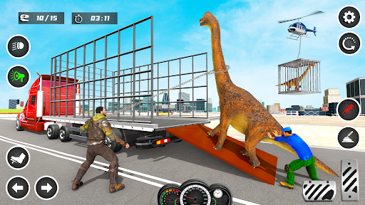 Android application GT Dino Transporter Truck Game screenshort