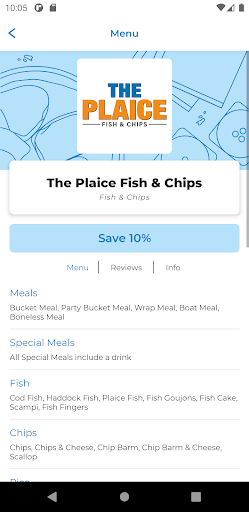 The Plaice Fish & Chips Screen 2