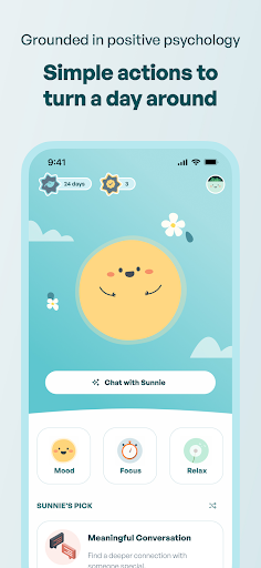 Screenshot of Flourish: AI Well-Being Buddy