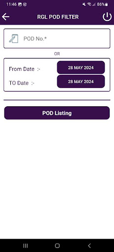App screenshot