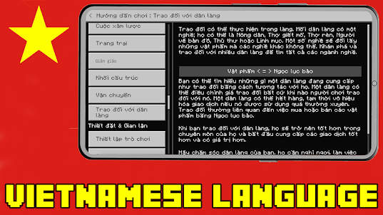 Ngôn Ngữ Tiếng Việt Minecraft