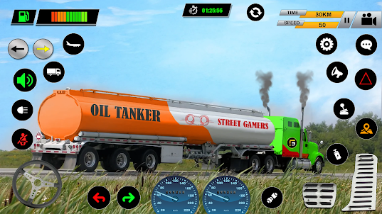 City Oil Tanker Truck Games 3D