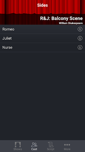 Android application RMS Sides screenshort