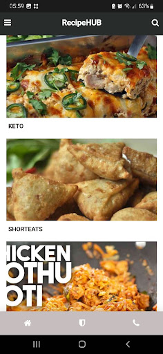 RecipeHUB Screen 3