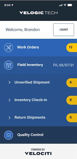 VelogicTECH Screen 2