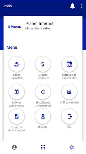 PLANET INTERNET Screen 3