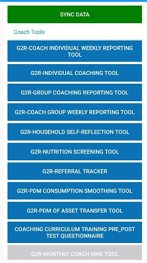 Android application AVSI G2R Mobile App screenshort
