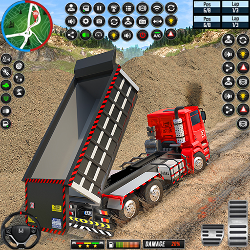 Android application Cargo Truck Driving Truck Game screenshort
