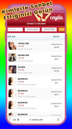 Ceyda Kameralı Sohbet screenshot 5