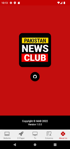 Android application Pakistan News Club screenshort