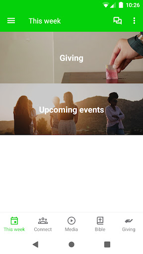 Android application GracewayNOLA screenshort