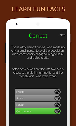 Ancient History Quiz Test Screen 3