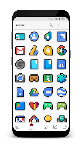 PixBit - Pixel Icon Pack - Personalization - apps