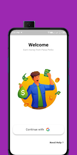 Android application Paisa Perks screenshort