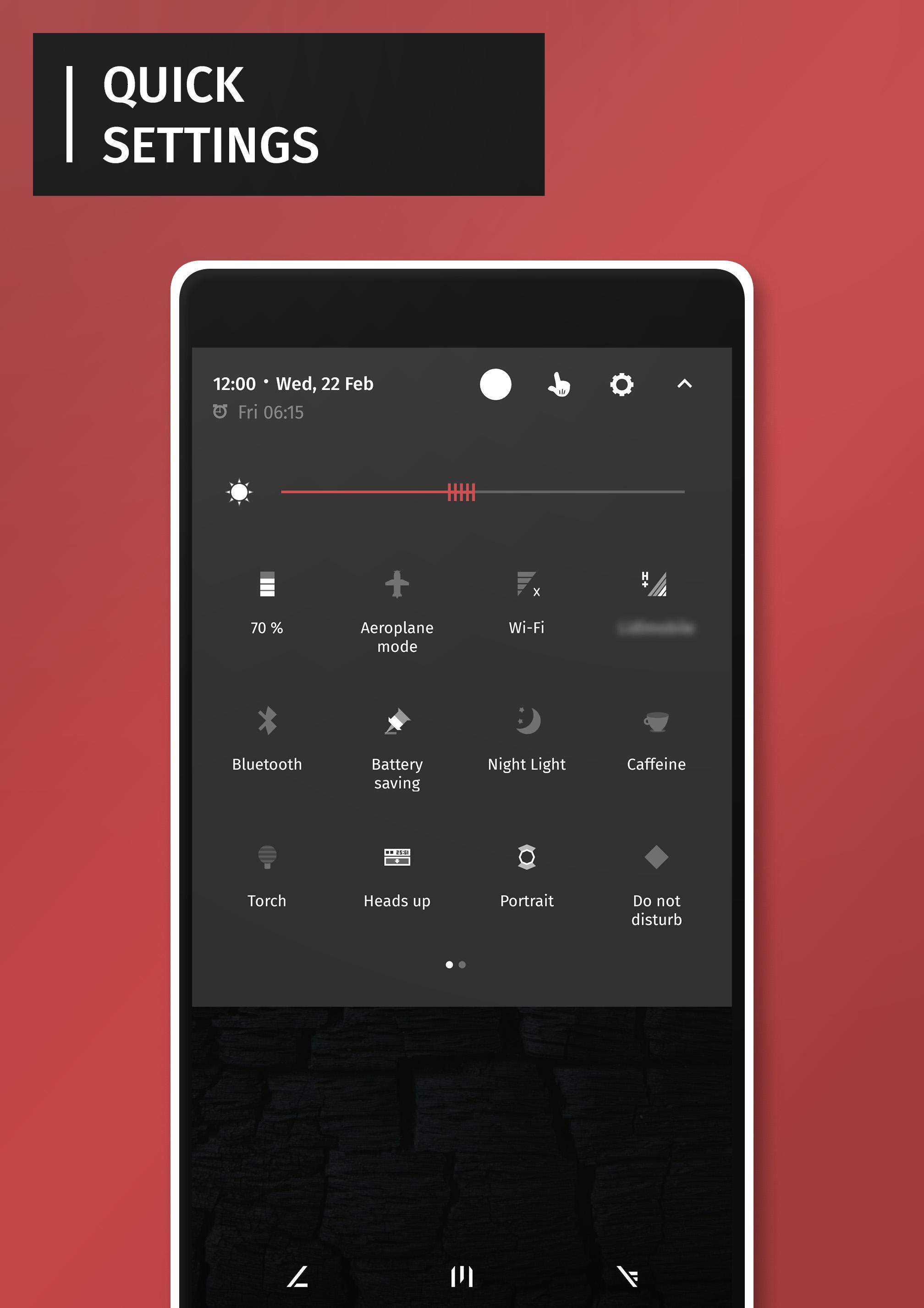 Android application Coalfield Substratum Theme screenshort