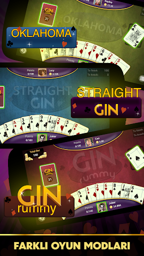 Konken - Gin Rummy Android Oyunu Ekran Görüntüsü 2