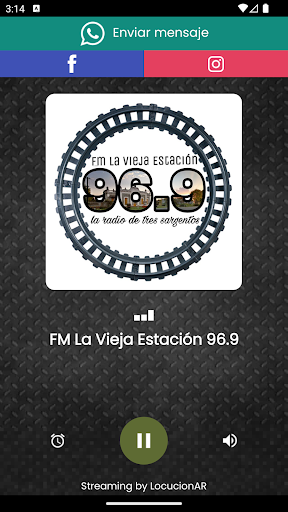 Android application FM La Vieja Estación 96.9 screenshort