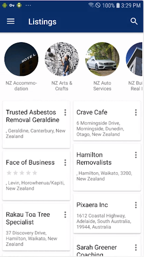 NZ Small Business Directory Screen 3