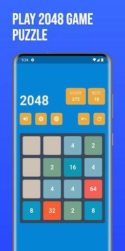 Android application Play 2048 Game Puzzle screenshort