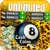 Coins and Cash for 8 ball Pool Prank icon