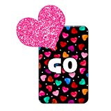 GO KB SKIN - Love Hearts 3 icon