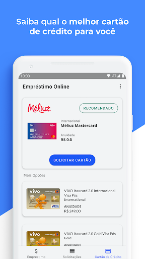 Empréstimo Online e Cartões Screen 2