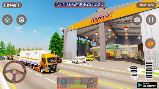 Express Delivery Simulator 3 APK + Мод (Unlimited money) за Android